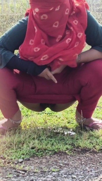 Must-share moment from "Indian village girlfriend Fucked Outdoor badly by his Ex boyfriend Hindi sex video"