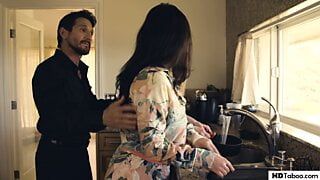 Taboo threesome with Uncle and Stepmom
