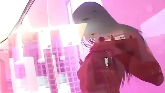 Skinny babe gets both holes drilled to a cumshot by a huge cock