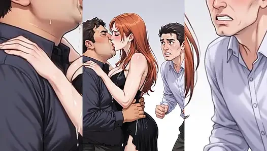 Pengemis tua yang jelek mencuri istri, ibu tiri, dan pacarnya yang seksi - kompilasi penghinaan cuckold ai ekstrem