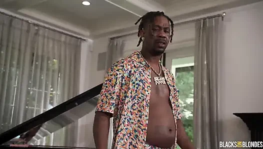 Blacksonblondes - Horny Suburbanite Pussy Stretched by Huge Cocked Rapper