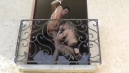 A Couple Gets Spied on While They Fuck at Home