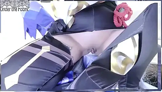 Wanita karir baker lagi asik cosplay akhir pekan, ganyu, bertema seks hardcore sampai klimaks