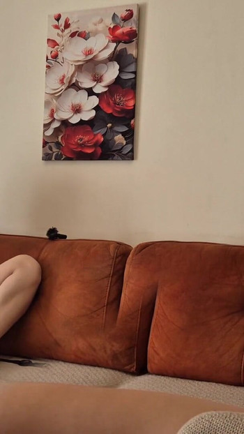 Key moment from "Big Titted Blonde Seduces Her Shy StepSister – Taboo sex"