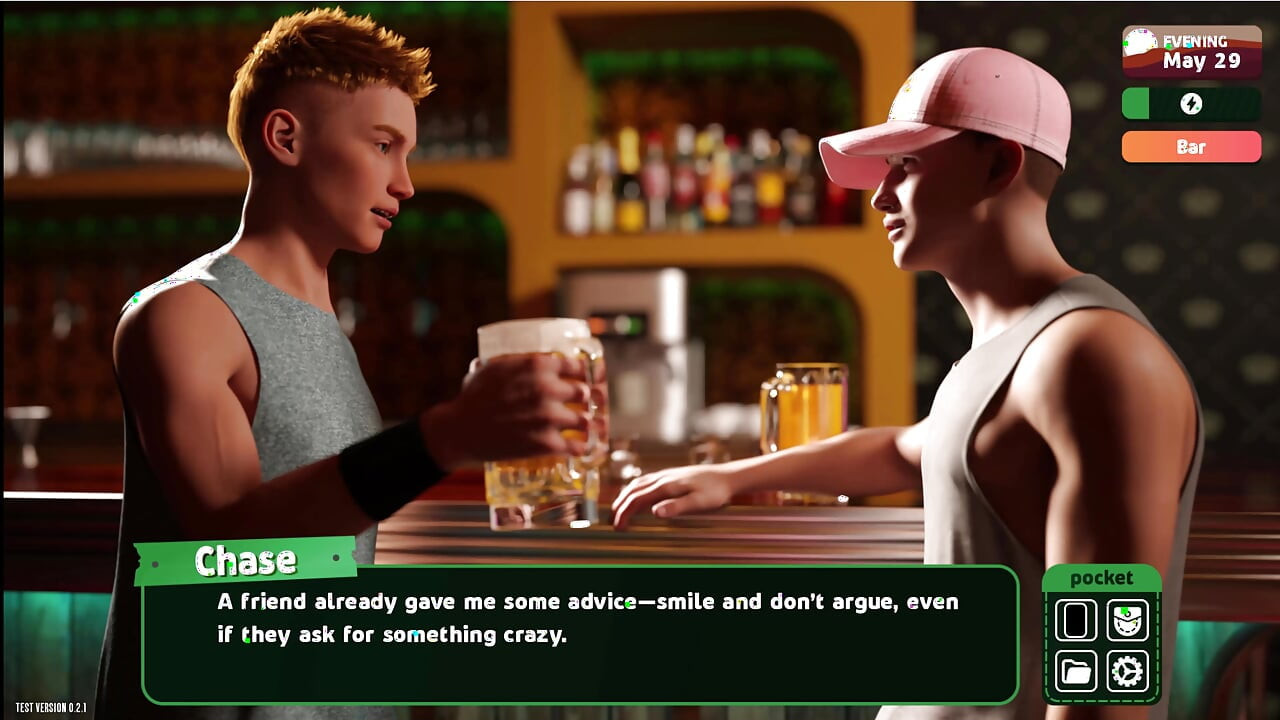 Vacation 2 - Chase Went to the Bar and Met Nolan... Chase Thought of Jason While Playing with His Dick