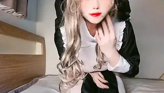 Nun with huge tits and cock put herself into a test to resist the temptation of evil.