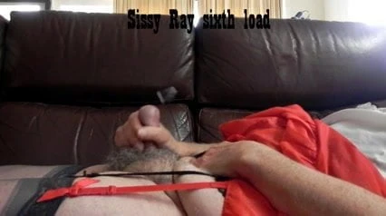 Sissy Ray Shooting a load of sperm again (7 shots)
