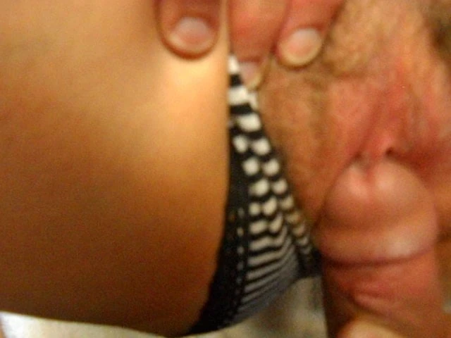 parting panties for fuck and cum