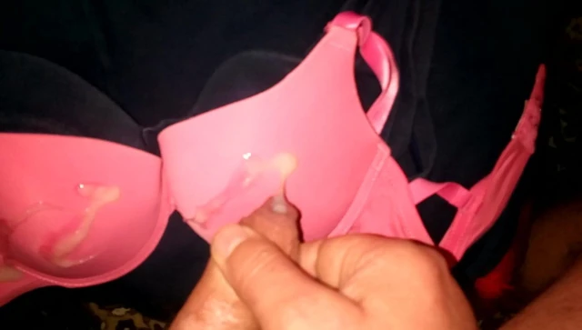cum satin bra