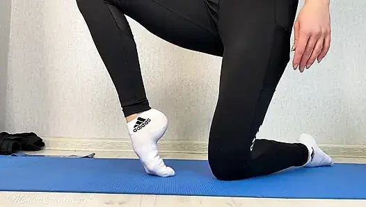 Çoraplı, eğitmenli ve yalınayak ayakla azdırıyor