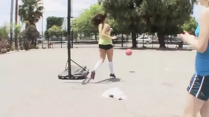 Unbelievable lesbian between two hot teen sluts
