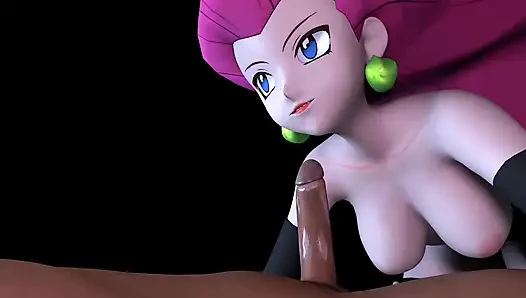 Jessie aus team Rocket lutscht schwanz in pOV