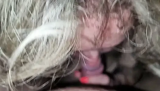 Sucking my boyfriend's cock.