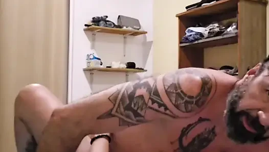 ended up with her legs in the air