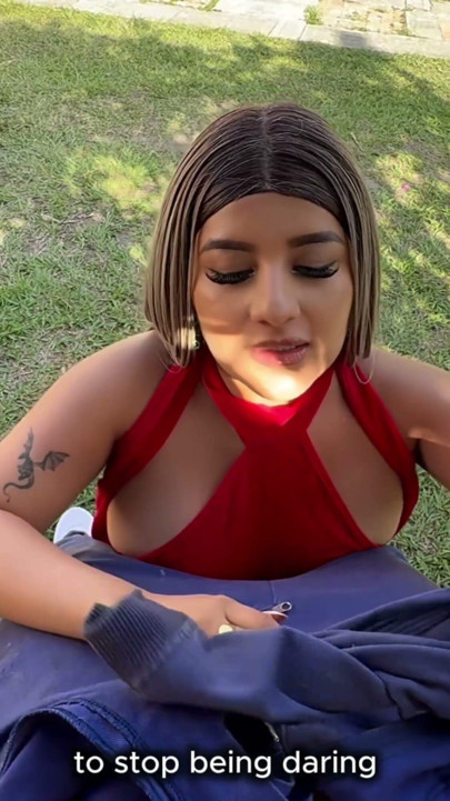 Blonde Colombian Naty Delgado has a podcast that ends with outdoor sex - Brian Evansx | Clip 1