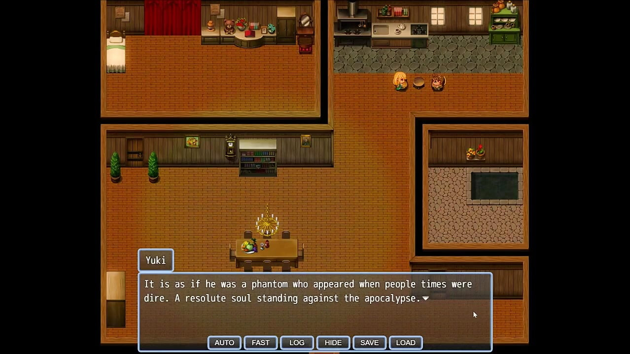 פוטה פנטזיה Futanari Hentai משחק פרק 2 Futanari נתפס מאונן בפעם הראשונה!