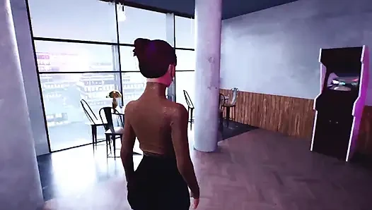 Современные роскошные секс-игры, часть 03. Обнаженная игра