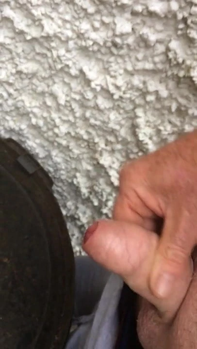 Uncut cock with cum