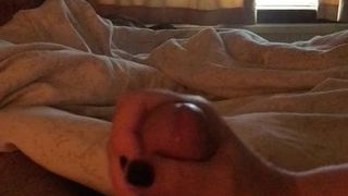 Negro uñas masturbación con la mano