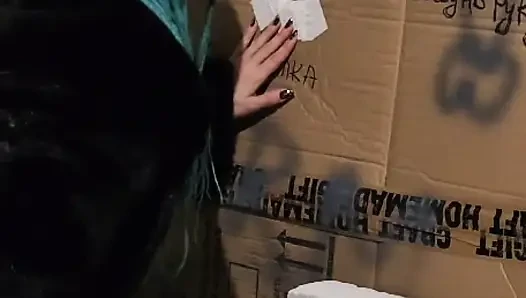 Gloryhole at a Construction Site. Dialogues.