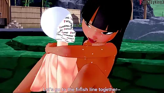 Chel get hard fucked in the hotsprings - El Dorado