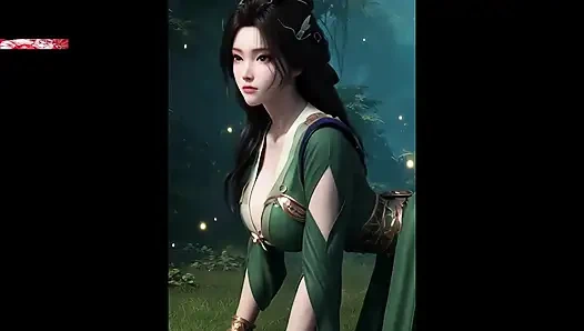 Виртуальное соблазнение: 3D богиня изгибов - 3D-анимация, хентай