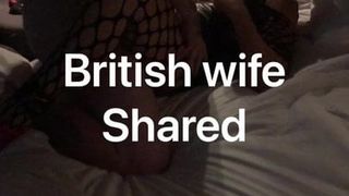 Britse vrouw gedeeld