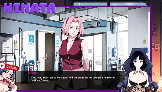 HINATA and SAKURA, chatting quietly. Shinobi Secrets EP 11