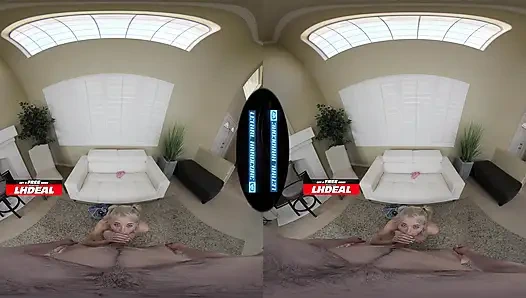 LETHAL HARDCORE VR - Cute College Blondie Gets Back On Cheating BF With YOUR Cock