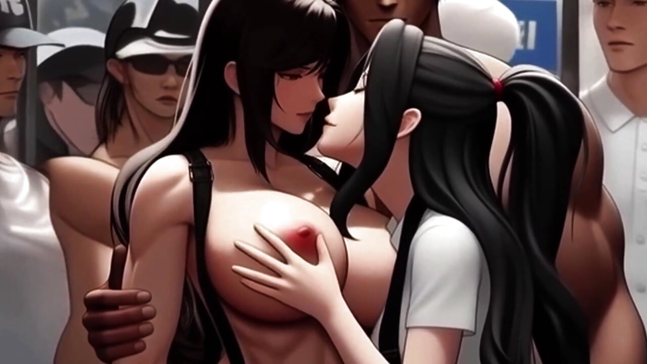 Tifa's Incredible Tits Get Noticed On The Midgar Train