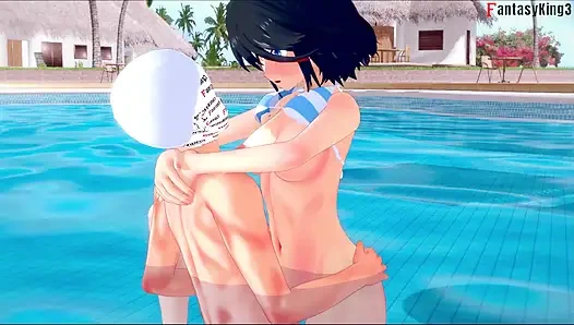 Ryuko Matoi sex am pool - Killlakill