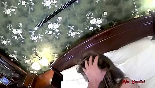 Fucked a fit hottie in all her holes and cum in her insatiable mouth. POV - Mia Bandini