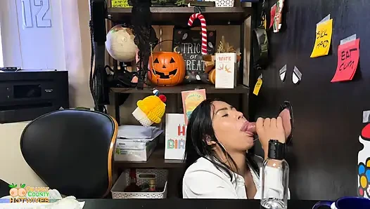 164 Секретарша OCHW у глорихола Мелодия Ночь