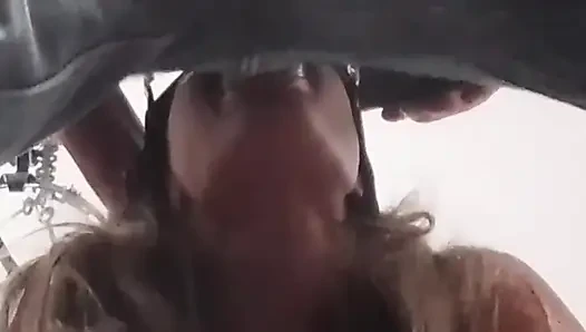 MILF Sucks Cock with a Cum Explosion in Her Mouth