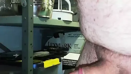 Another cumshot at work
