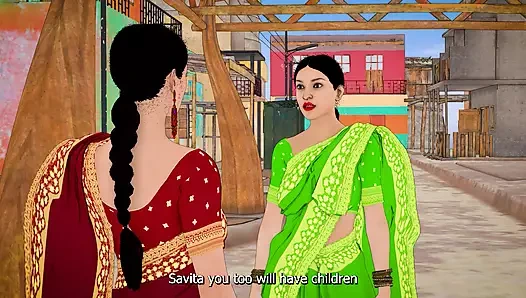 Dhongi Baba quenched the thirst of Desi Bhabhi's pussy by Fucked her in the ashram