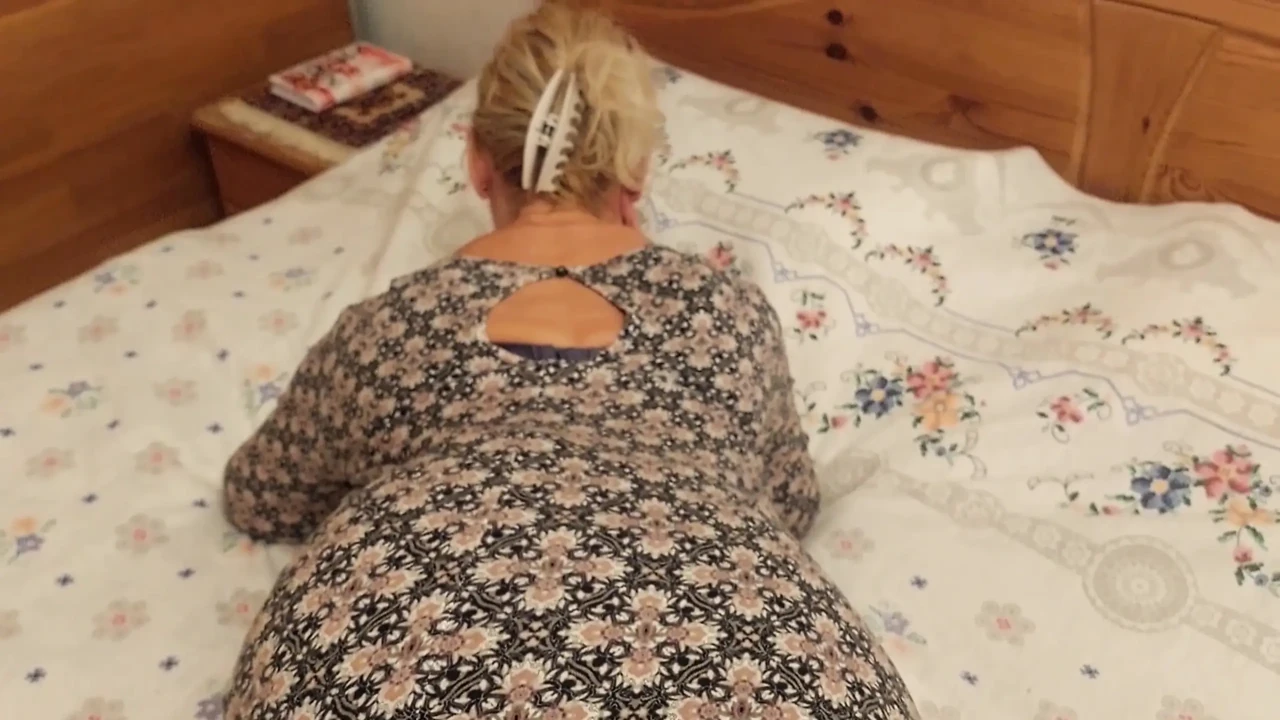 Amateur Blonde Mature Wife Enjoys Half Clothed Sex