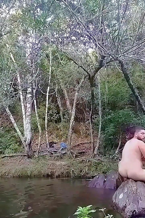 I Went to the Waterfall and Showed off Before Someone Came and Caught Me.
