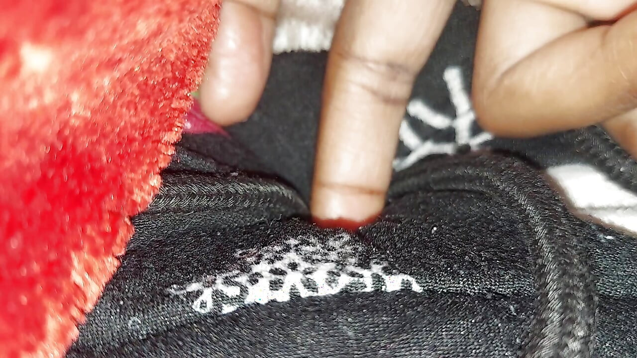 Fingering pussy with pants  female masturbation