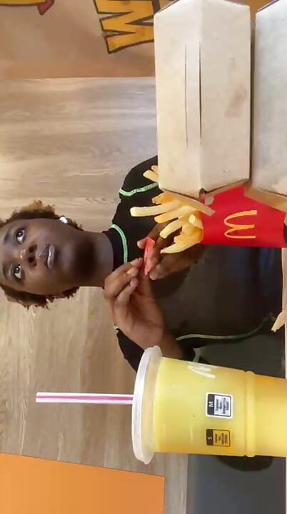 Public McDonald's Mukbang