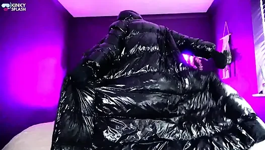 Shiny Wetsuit Succubus Invades Your Bed to Drain You