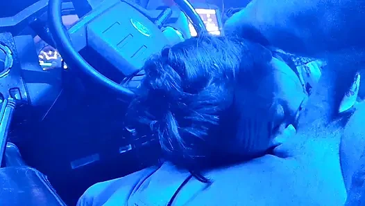Blowjob in My Truck Cum in Mouth