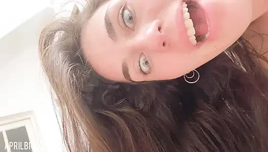 Teen gets fucked in the ass & mouth, makes her stepdaddy cum