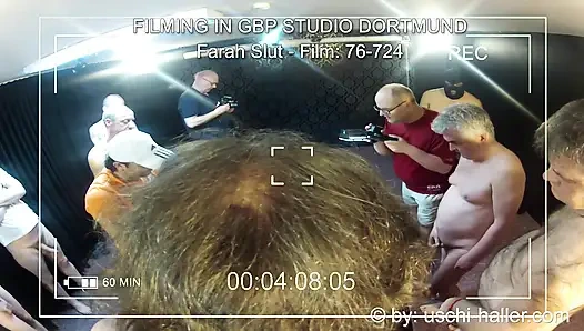 Gangbang Party with turkish girl Farah Slut - Part 1