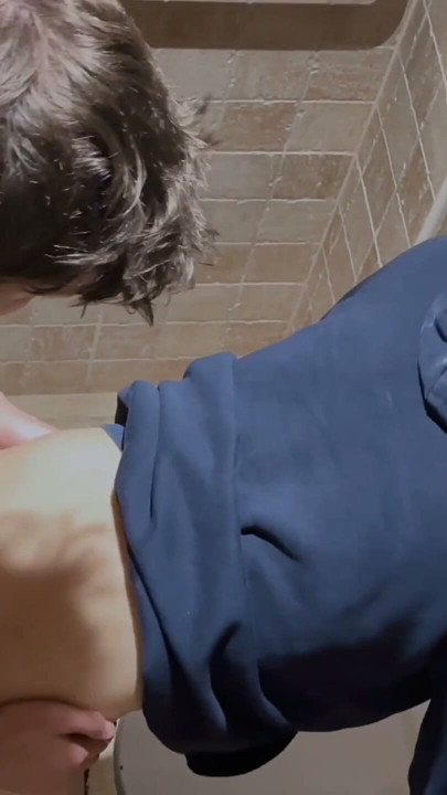 I Let My Buddy Fuck Me In A Crowded Public Toilet – The Risk Made It So Hot | Clip 1