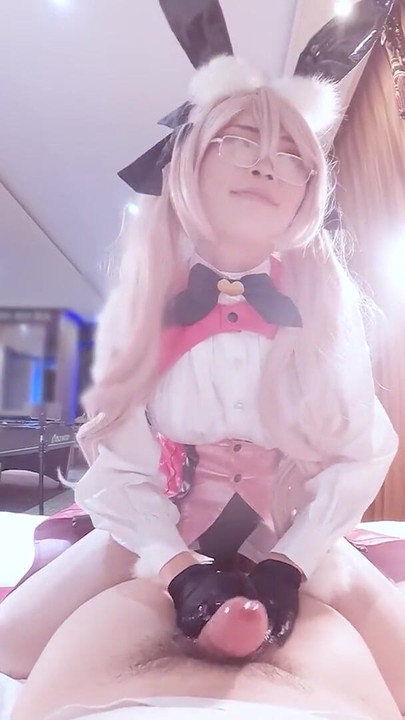 Powerful moment from "Sexy Shemale Cosplayer Haru, Handjob Edging 1 HOUR POV Compilation, 3rd Anniversary Video"