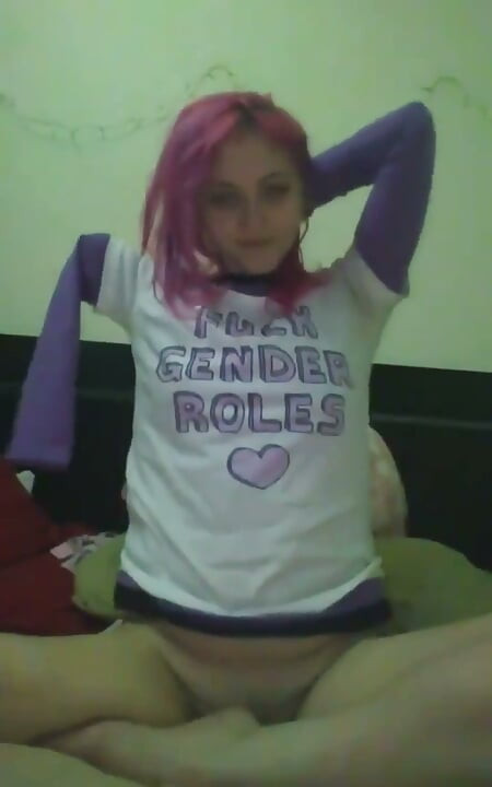 Double Amputee Does Striptease and Plays with Her Stumps