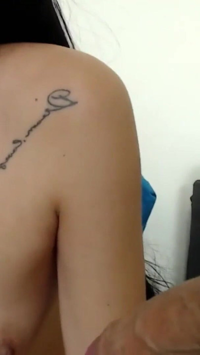 Emotional moment from "OMG! stepsister Caught Me With Girlfriend Anal, blowjob and double facial"