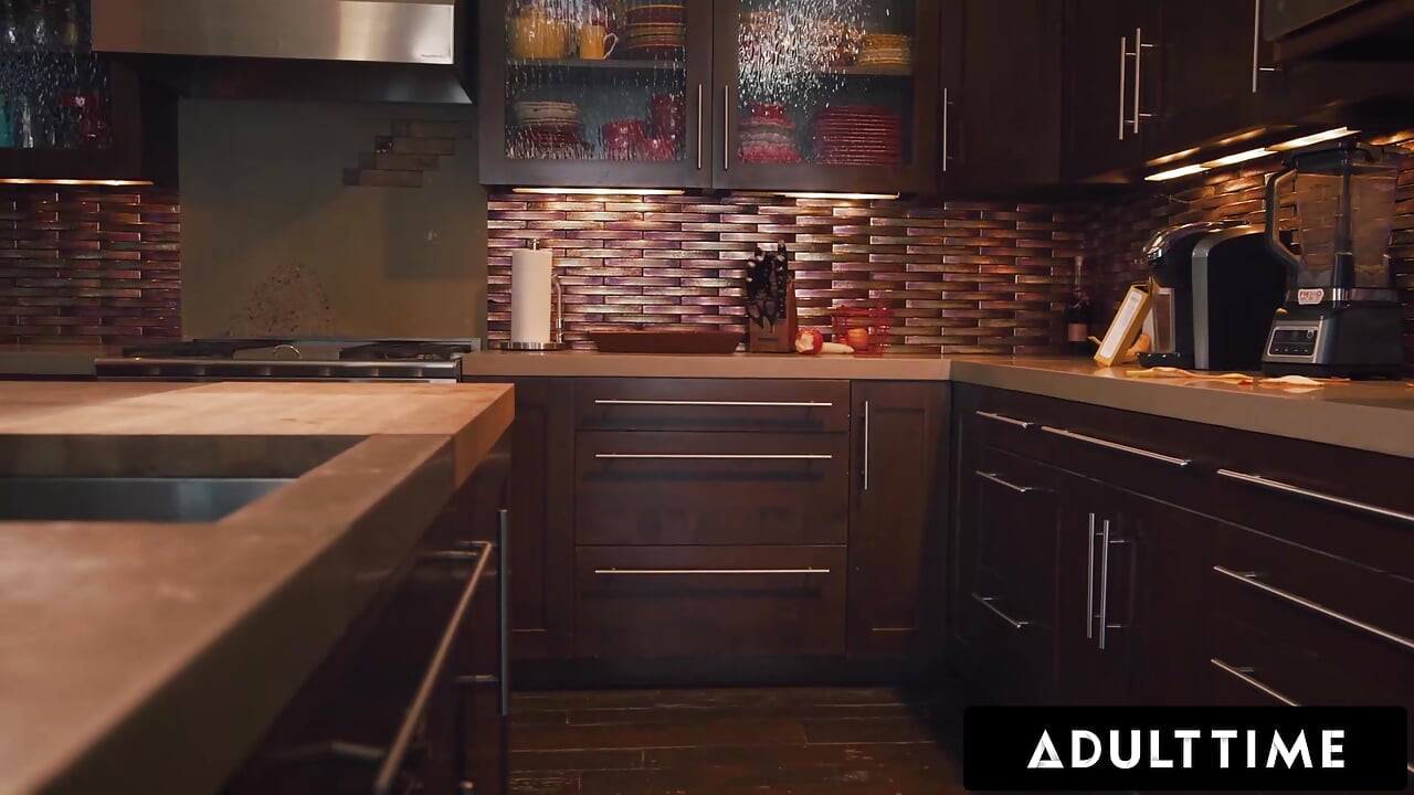 ADULT TIME - Pregnant Avery Jane Gets Horny In The Kitchen Late At Night & Craves A Good Pounding