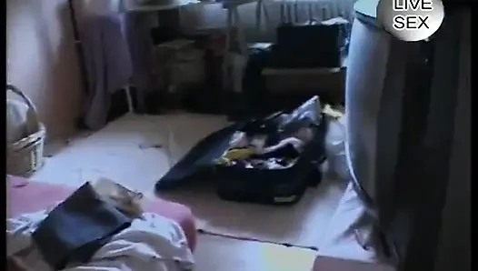 Blonde MILF gets pussy toyed and gives handjob before doggystyle pose
